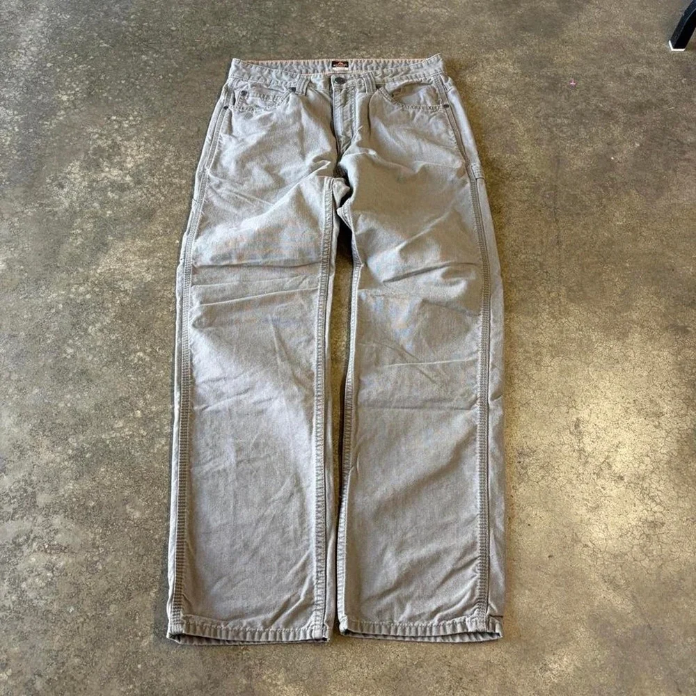 2000s Y2K grey carpenter pants